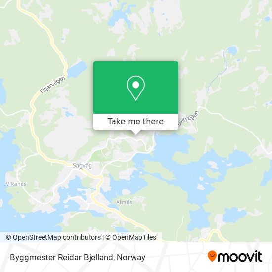 Byggmester Reidar Bjelland map