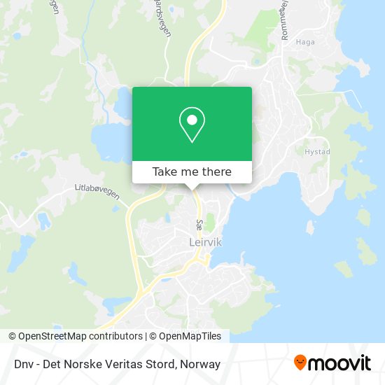 Dnv - Det Norske Veritas Stord map