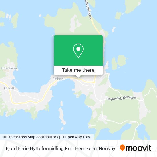 Fjord Ferie Hytteformidling Kurt Henriksen map