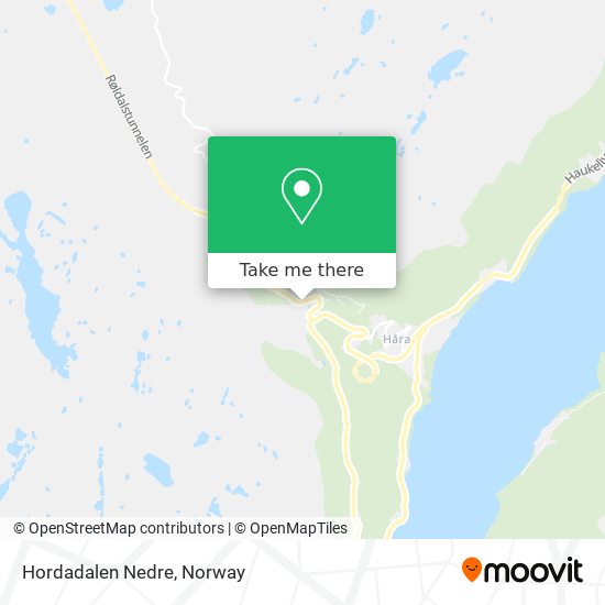 Hordadalen Nedre map