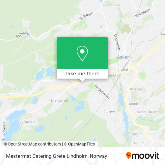 Mestermat Catering Grete Lindholm map