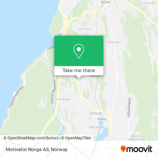 Motivator Norge AS map