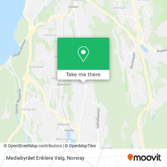 Mediebyrået Enklere Valg map