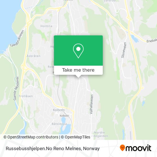 Russebusshjelpen.No Reno Melnes map