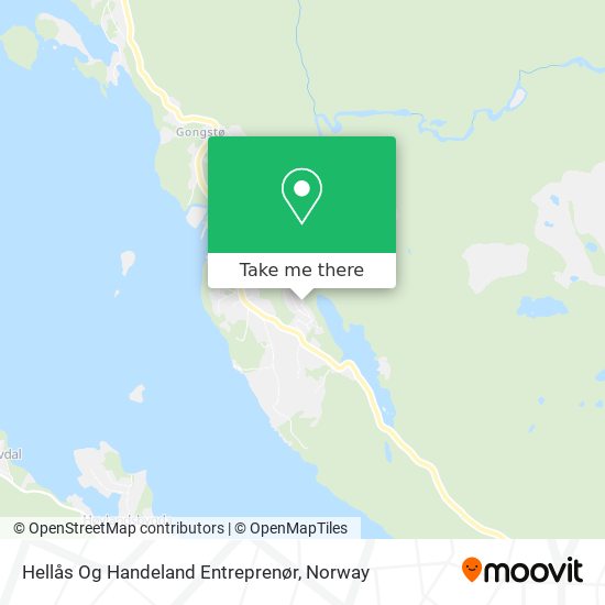 Hellås Og Handeland Entreprenør map