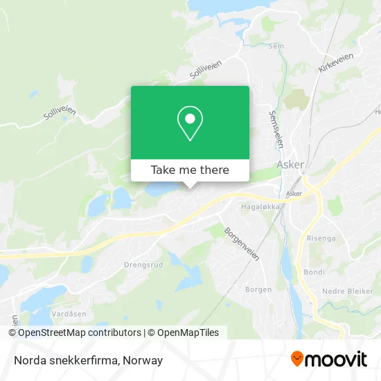 Norda snekkerfirma map