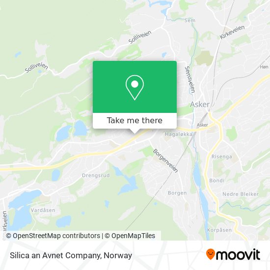 Silica an Avnet Company map