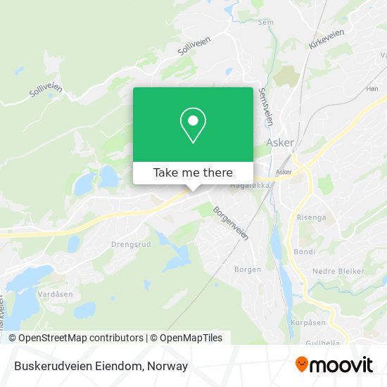 Buskerudveien Eiendom map