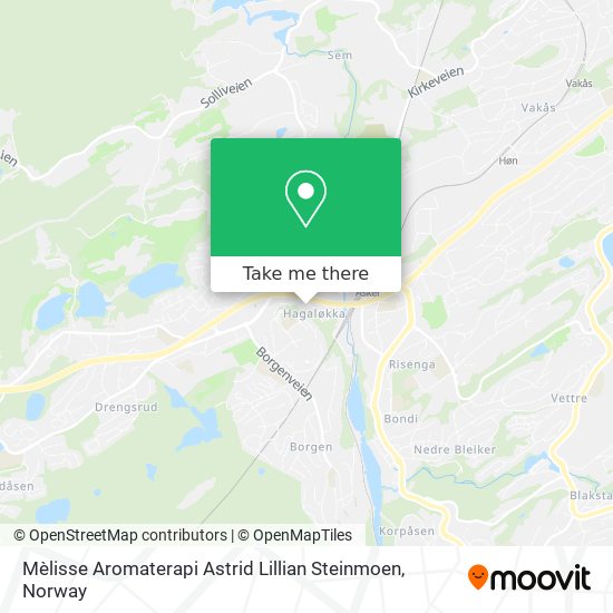 Mèlisse Aromaterapi Astrid Lillian Steinmoen map