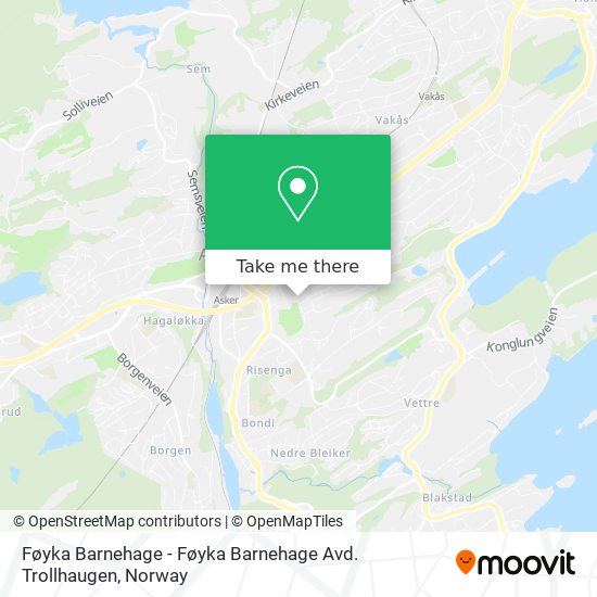 Føyka Barnehage - Føyka Barnehage Avd. Trollhaugen map