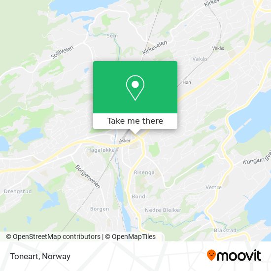 Toneart map