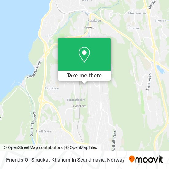 Friends Of Shaukat Khanum In Scandinavia map