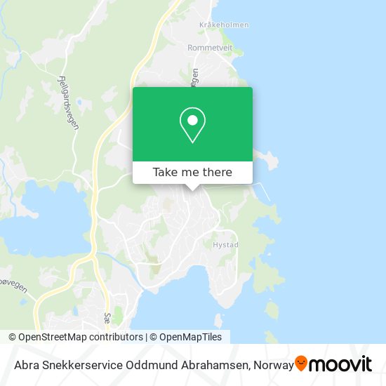 Abra Snekkerservice Oddmund Abrahamsen map