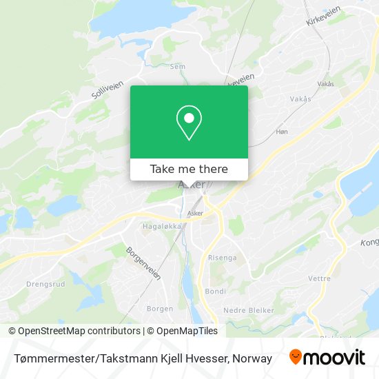 Tømmermester / Takstmann Kjell Hvesser map