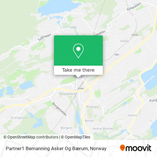 Partner1 Bemanning Asker Og Bærum map