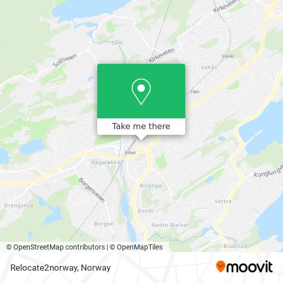 Relocate2norway map