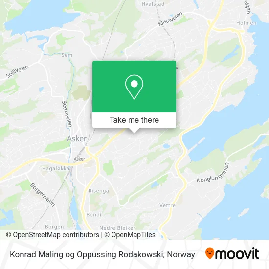 Konrad Maling og Oppussing Rodakowski map