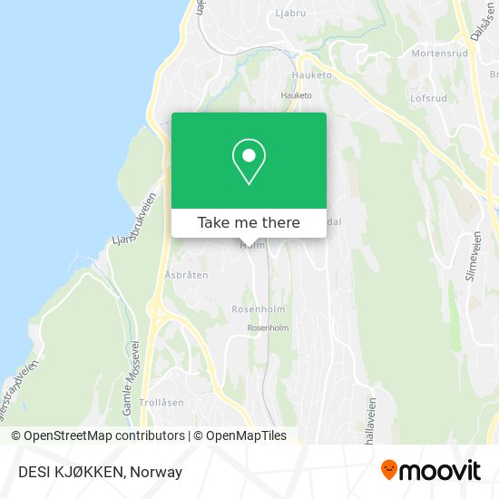 DESI KJØKKEN map