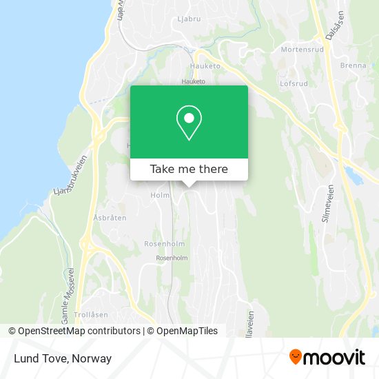 Lund Tove map