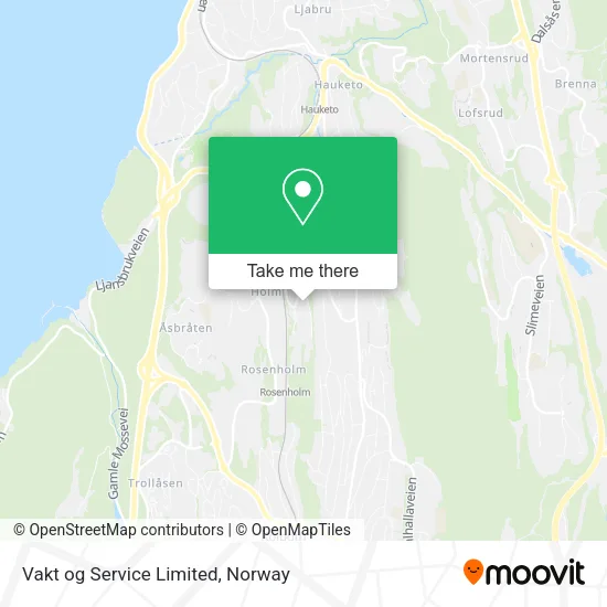 Vakt og Service Limited map