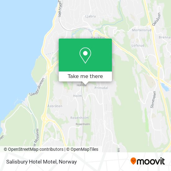 Salisbury Hotel Motel map