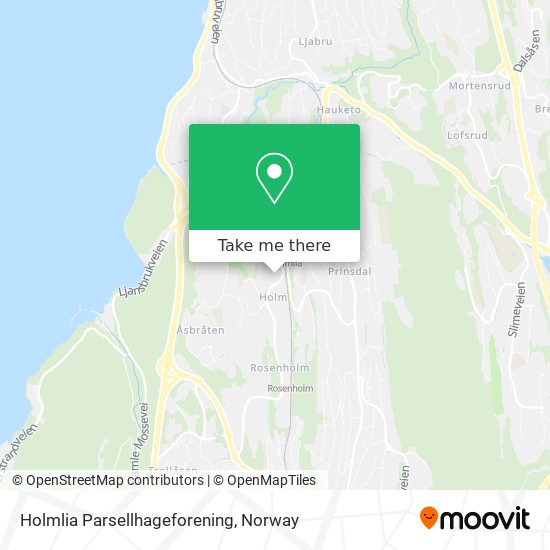 Holmlia Parsellhageforening map