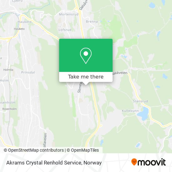 Akrams Crystal Renhold Service map