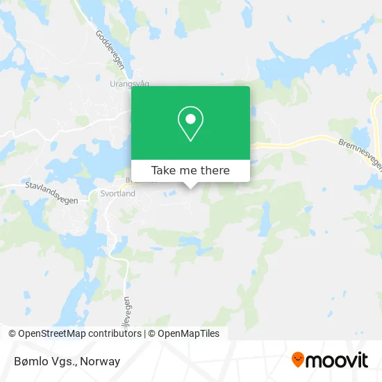Bømlo Vgs. map