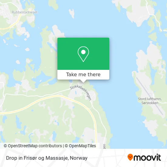 Drop in Frisør og Massasje map