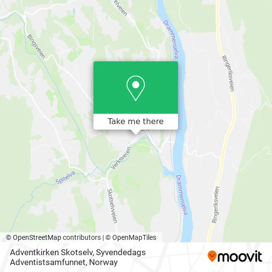 Adventkirken Skotselv, Syvendedags Adventistsamfunnet map