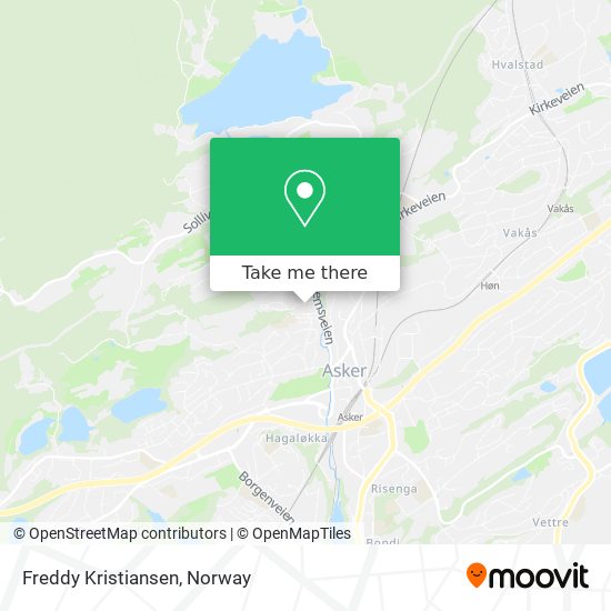 Freddy Kristiansen map