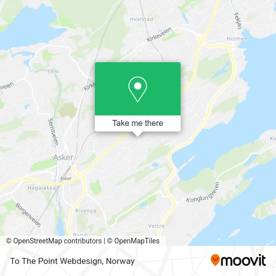 To The Point Webdesign map