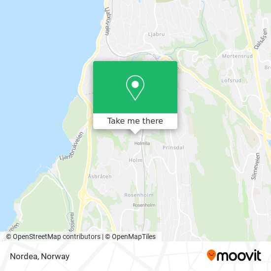 Nordea map