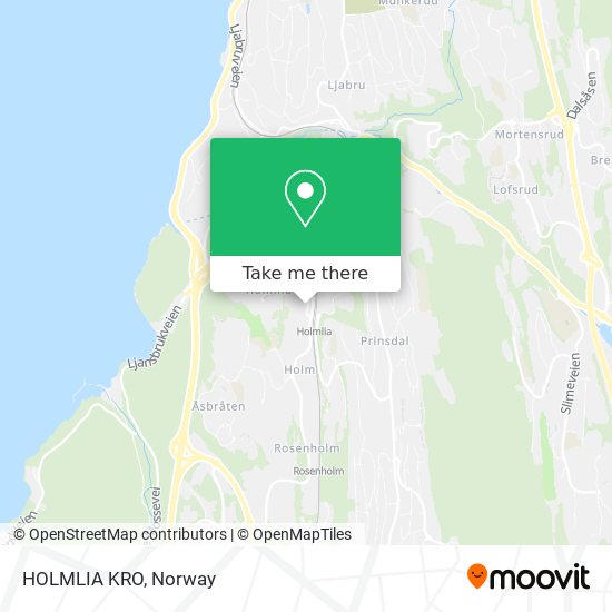 HOLMLIA KRO map
