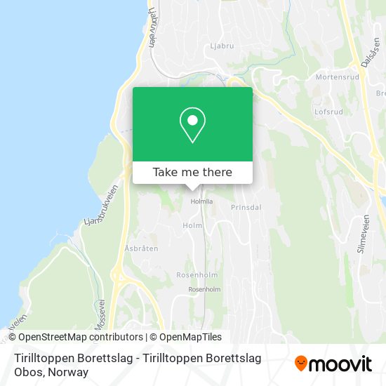 Tirilltoppen Borettslag - Tirilltoppen Borettslag Obos map