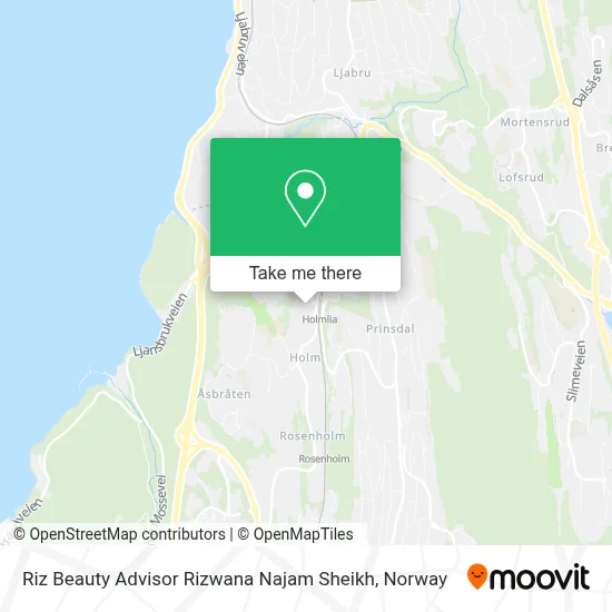 Riz Beauty Advisor Rizwana Najam Sheikh map