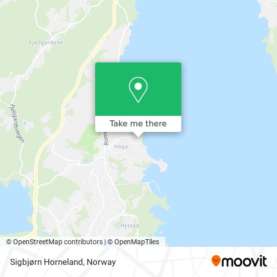 Sigbjørn Horneland map
