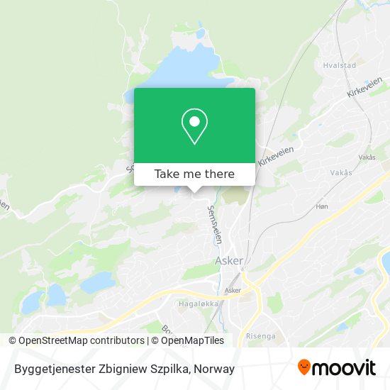 Byggetjenester Zbigniew Szpilka map