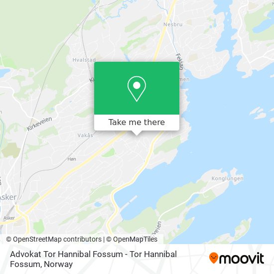 Advokat Tor Hannibal Fossum - Tor Hannibal Fossum map