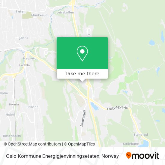 Oslo Kommune Energigjenvinningsetaten map