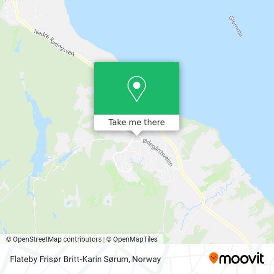 Flateby Frisør Britt-Karin Sørum map