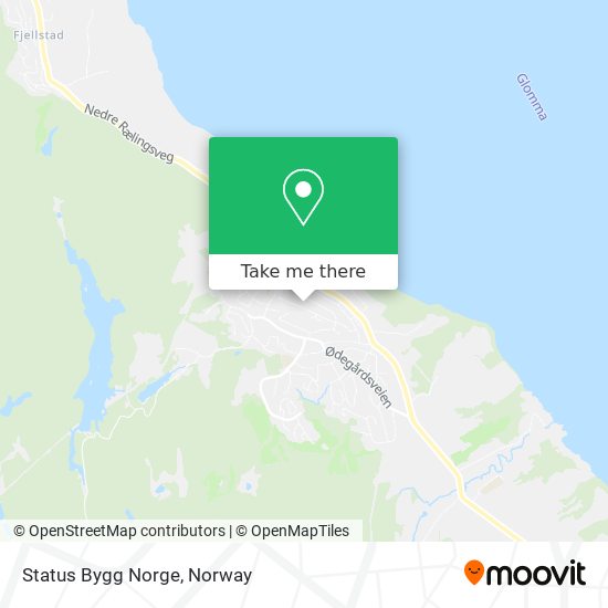 Status Bygg Norge map