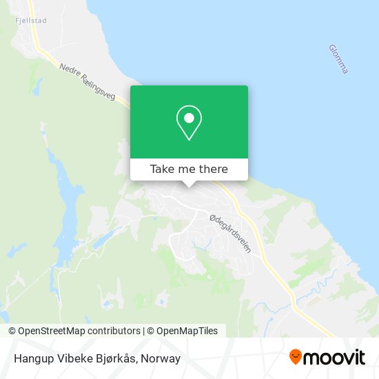 Hangup Vibeke Bjørkås map