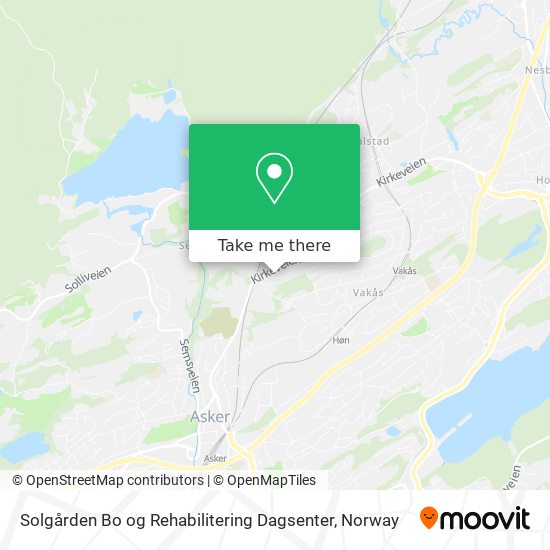 Solgården Bo og Rehabilitering Dagsenter map
