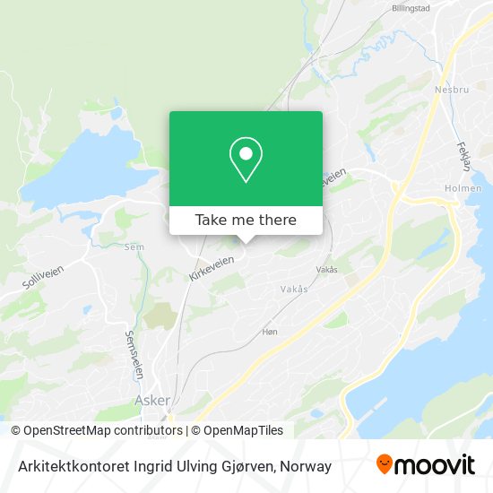 Arkitektkontoret Ingrid Ulving Gjørven map