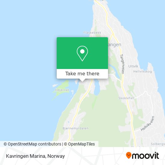 Kavringen Marina map