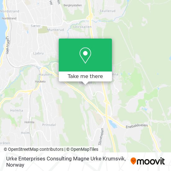 Urke Enterprises Consulting Magne Urke Krumsvik map