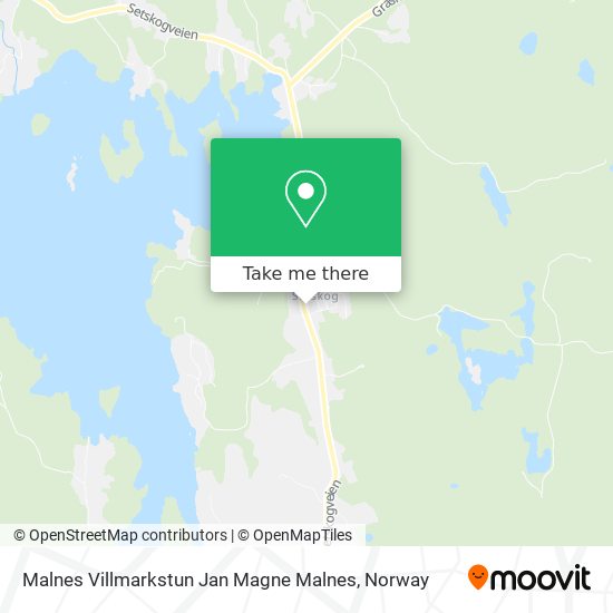 Malnes Villmarkstun Jan Magne Malnes map