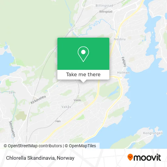 Chlorella Skandinavia map