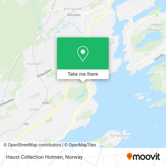 Haust Collection Holmen map